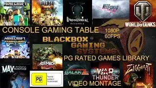 BLACKBOX GAMING SYSTEMS Console Gaming Table PG Rated Games Library as of 18 March 2016