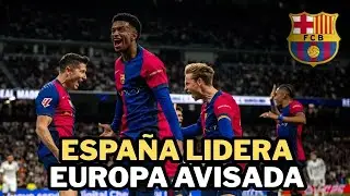 Espa&ntilde;a marca el ritmo en Europa: Bar&ccedil;a y Madrid imponen cantera, minutos y poder real