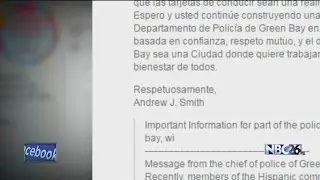 Green Bay's Hispanic community finding comfort in police chief's post-election letter