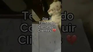 Dia 2 tentando conseguir Clientes 💔(continuando o desenho do Dia 1-)