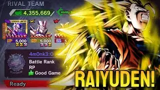 MY MATCH AGAINST @Raiyuden! Top 1k PvP!! (Dragon Ball LEGENDS)