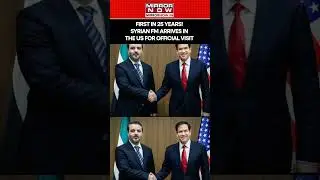 Syrian Foreign Minister&nbsp;Asaad al-Shibani Arrives In US; First Official Visit In 25 Years #shorts