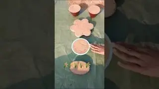 #shortsfeed New Bowl Shape Relaxing cake making with sund cake #shortsfeed #lapar