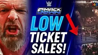 WWE ОБЕСПОКОЕНЫ НИЗКИМИ ПРОДАЖАМИ БИЛЕТОВ НА SMACKDOWN?