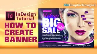 #indesign How to Create a Professional Banner in Adobe InDesign @IamAbdulTutorial