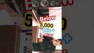 Singer&rsquo;s Mic for Low Price #shorts Dexter Mic + Mixer.