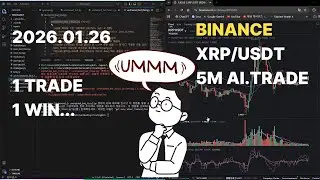 🔴 24/7 Live(DRY RUN): AI Crypto Trading Bot | XRP/USDT Futures | AutoAlpha (24시간 리플 AI 자동매매 라이브)