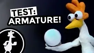 The Snowball | Stop Motion Armature Test (Claymation)