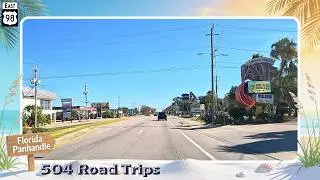 ⁴ᴷ Автопутешествие № 1185 - Шоссе US-98 E - Флорида, мили 60,5-67,6 | Дестин