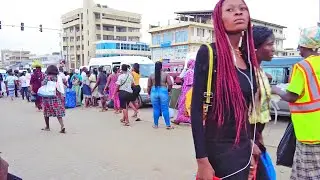 EXPERIENCE AFRICA'S CITY LIFE || AFRICAN WALK VIDEOS
