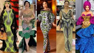 Tonto Dikeh Inspired Ankara Gown Styles 2025