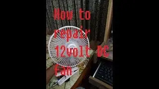 how to repair dc motor fan