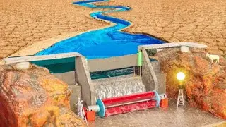 Hydroelectric Power से Free में बिजली 💡 How to make dam 😨 se bijli kaise banti hai