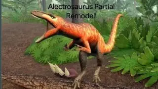 Alectrosaurus Partial Remodel! (Dinosaur World Mobile roblox)
