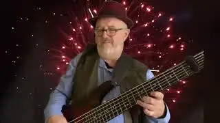 JAZZ BASS SESSIONS: Auld Lang Syne on Six String Bass Guitar & Double Bass