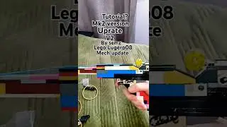 lego luger p08 semi auto - full auto blowback gun by semz ( upgrade mech and gun mk2 ver #minecraft