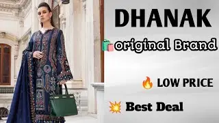 Dhanak Collection||Buy Original Brand low price 🔅#dhanakBrand #OriginalDhanak #LowPricedeal