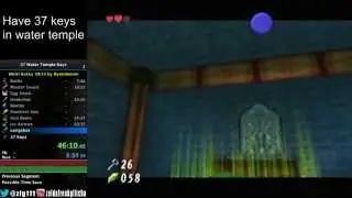 37 Water Temple Keys speedrun in 54:28