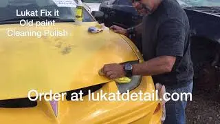 Lukat Old Paint Cleaning Polish Not A Wax! Brings Back The Remaining Good Paint
