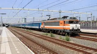 Diverse treinen te Utrecht Vaartsche Rijn 10 september 2023