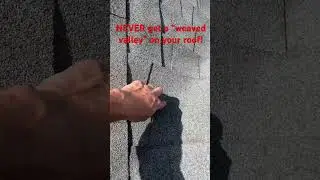 Roof fail on a valley! #familytreeroofing #roofrepair #diy #roofinspection #roofmaintenance #tulsa
