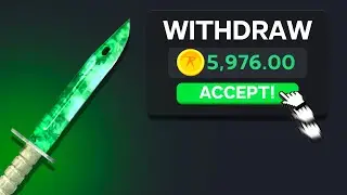 200 COINS TO AN M9 BAYONET ON CSGOROLL!