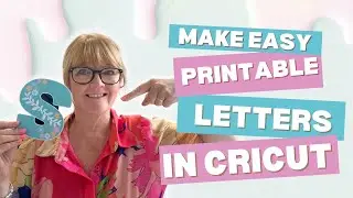 How to Make Gorgeous Printable Monogram Letters in Cricut Design Space (With FREE Images!)