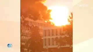 Se registra fuerte explosi&oacute;n en Universidad de Lyon