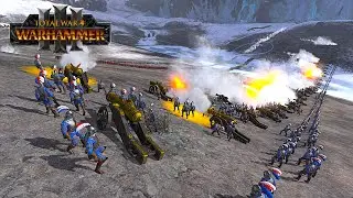 Bretonnia vs Greenskins - Guns of Bretonnia 4 Mod | Total War WARHAMMER3 Thrones of Decay | 4K