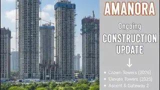 Amanora Ongoing Construction Update | Future Skyline of Pune | 2025 Progress