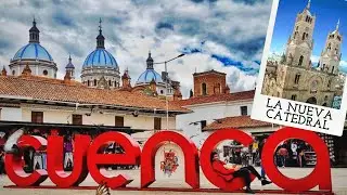 Cuenca 2 C&uacute;pulas de la Catedral / Plaza San Francisco - Ecuador