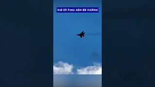 MiG-29 Fires AGM-88 HARM in High-Speed SEAD Strike!!