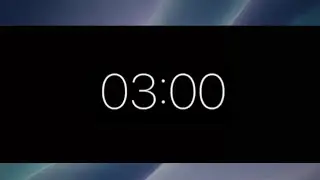 3 Minutes Countdown Timer | Deep focus✨