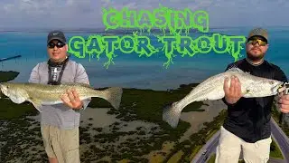 HUGE TROUT!!! Fishing out of South Padre Island, TX