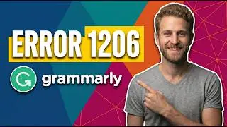 Grammarly Error 1206 (Easy Fix Guide)