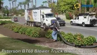 Peterson BT60E Blower Truck in Mulch