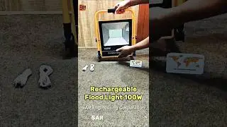Rechargeable LED Light 100W | Best for Camping & Emergency Light #light #solarlights