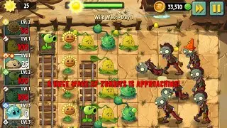Plants vs Zombies 2 | Wild West Day 1 Gameplay 🌵🤠 (Full Level)