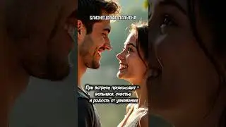 При встрече происходит - вспышка, счастье и радость от узнавания#бп#близнецовоепламя#близнецовыедуши