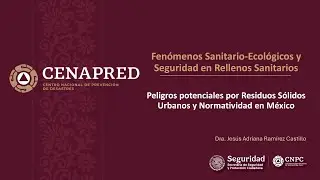 Curso: Fenómenos Sanitario Ecológicos y Seguridad en Rellenos Sanitarios, Tema 2
