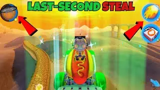 LAST SECOND STEAL! 😱 BeZorp + Street Wiener UNBELIEVABLE Victory  Beach Buggy Racing 2