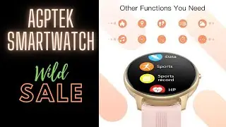 Best AGPTEK Smartwatch for Women IP68 Waterproof Activity Tracker | Best Smartwatch Review