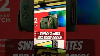 Switch 2 hates 3rd party docks! #gamingaccessories #tech #nintendo #gaming #switch2