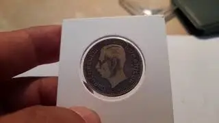 Coin 20 Lei King Carol II with a very beautiful patina of time
