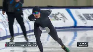 Olympic Long Track Speedskating Trials | Quinn And Stelly Compete In The Men's 5,000-Meter