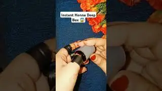 Instant henna dip box 😱 #instantmehendi #fingermehndi #henna #mehndi #hennatattoo #dipheena #tips
