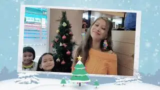 Young Mum and Kids on Christmas Day