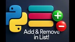 Day 17 – Adding & Removing Items in a List  Python Tutorial for Beginners  Py4Kidz
