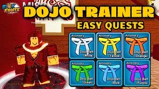 Как получить пояса, тренер додзё (обновление Blox Fruits Dragon)
