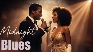 1950s Midnight Blues 🌙 Male & Female Vocals | Smoky Bar Chicago Blues